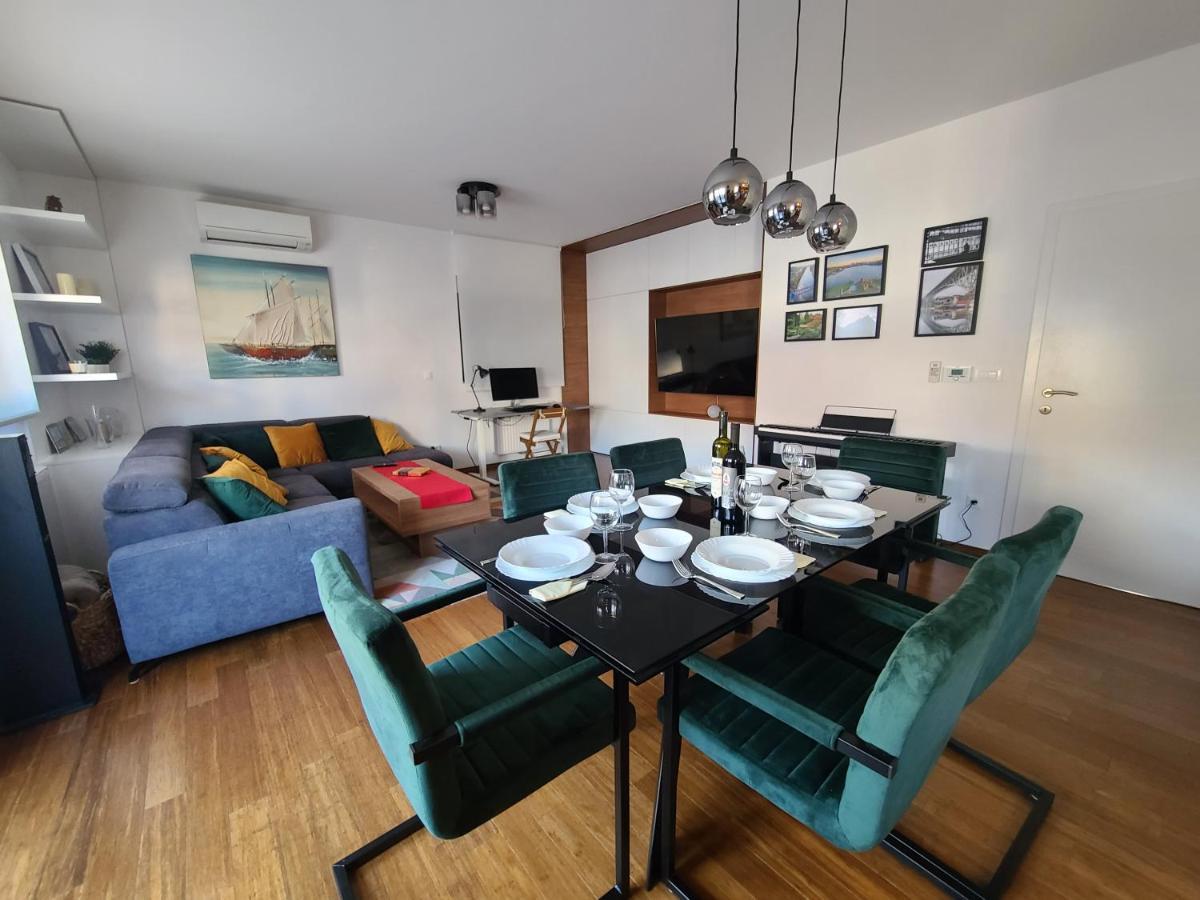 Modern 4-Star Luxury Apt - Wfh Ready, Free Parking 자그레브 외부 사진